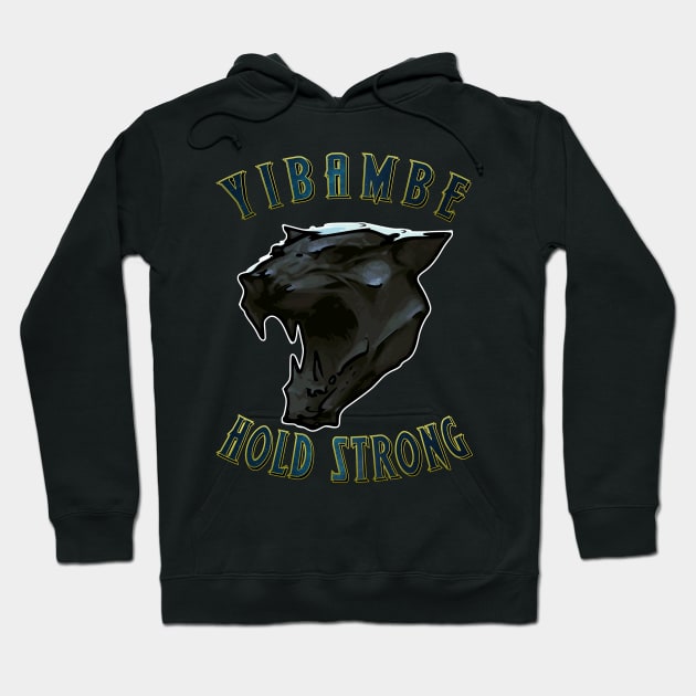 Yibambe Hold Strong Hoodie by 8 Fists of Tees